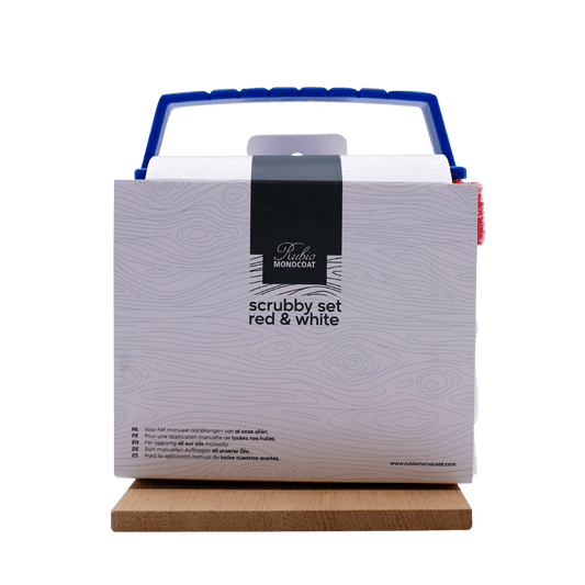 Kit d’applicateurs Scrubby rouge et blanc